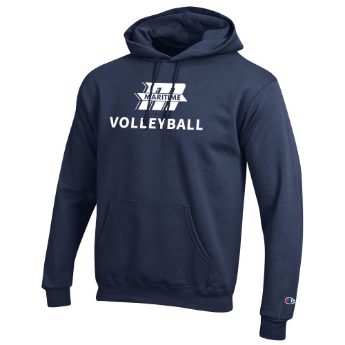  Champion Navy Fleece Hoodie - Volleyball