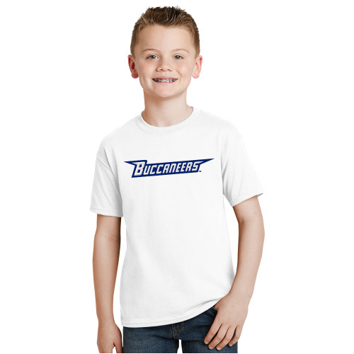  Youth White T Shirt - Wordmark