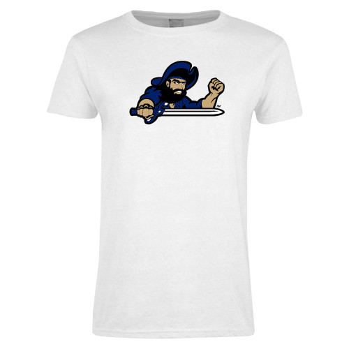  Womens White Short Sleeve Tee - Mascot