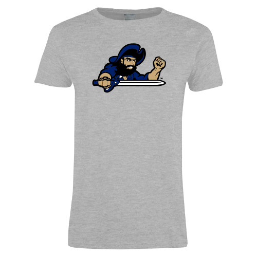  Womens Grey Short Sleeve Tee - Mascot