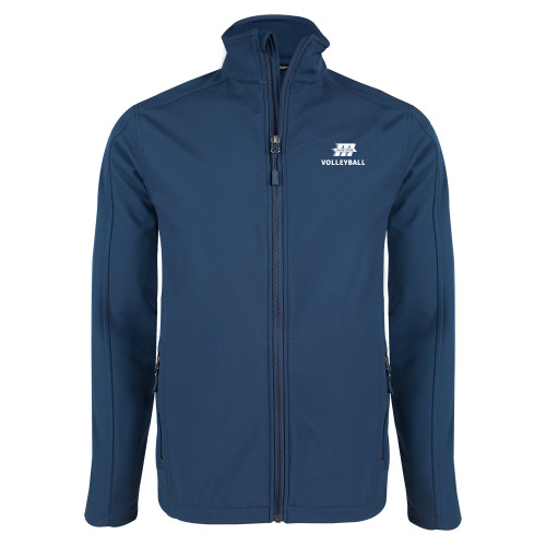  Navy Softshell Jacket - Volleyball