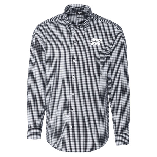 Main Image for  Cutter & Buck Charcoal Gingham Long Sleeve Button Down