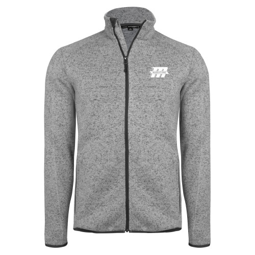  Grey Heather Sweater Fleece Jacket - Primary Mark