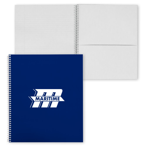  College Spiral Notebook w/Clear Coil - Primary Mark