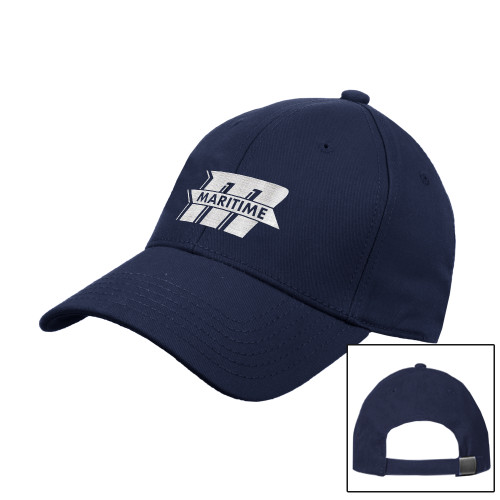  Navy Structured Adjustable Pro Style Hat - Primary Mark