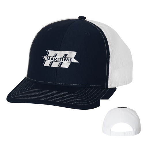  Richardson Navy/White Trucker Hat - Primary Mark