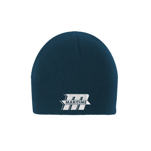  Navy Knit Beanie - Primary Mark