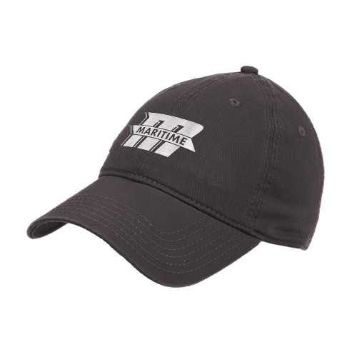  Charcoal Unstructured Adjustable Low Profile Hat - Primary Mark