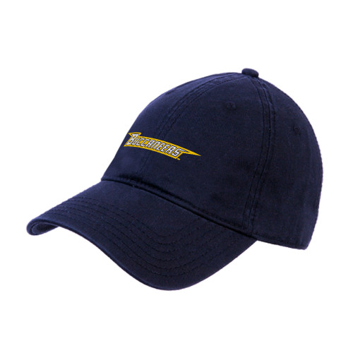  Navy Unstructured Adjustable Low Profile Hat - Wordmark Embroidery