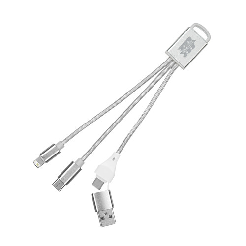  3 in 1 Silver Cable - Primary Mark Engraved