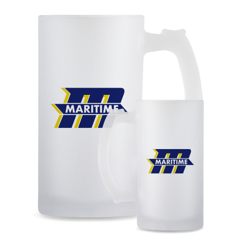  Full Color Decorative Frosted Glass Mug 16oz - Primary Mark