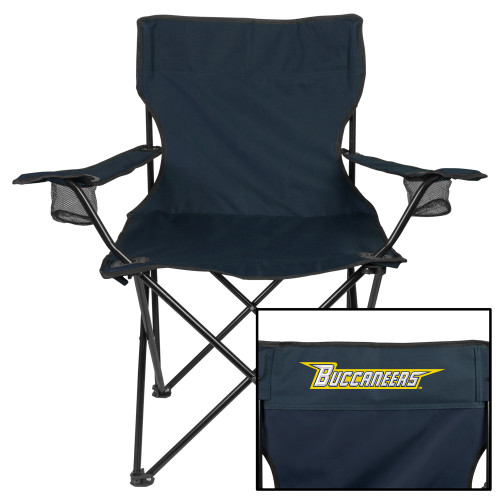  Deluxe Navy Captains Chair - Wordmark