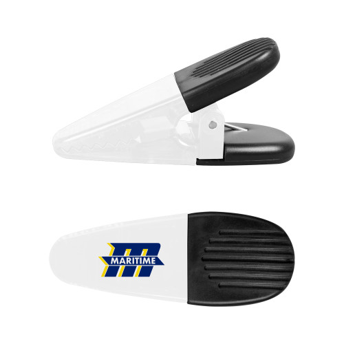  White Crocodile Clip/Magnet - Primary Mark