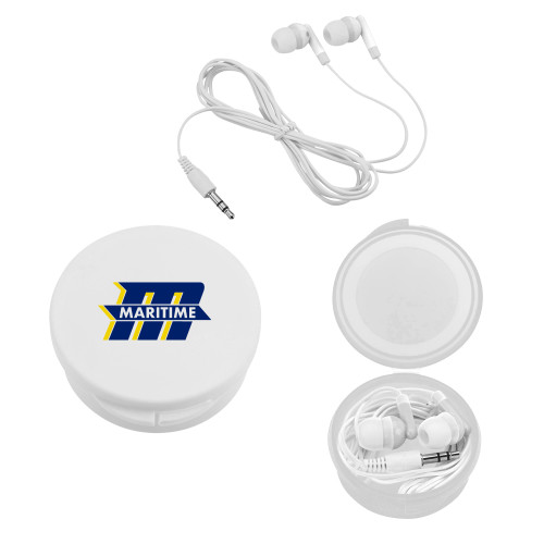  Ear Buds in White Case - Primary Mark