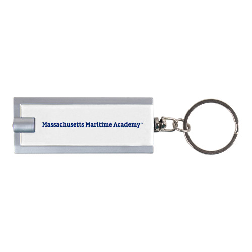  Turbo White Flashlight Key Holder - Mascot