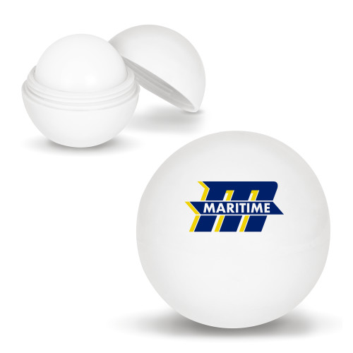  White Lip Moisturizer Ball - Primary Mark