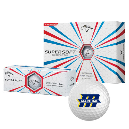  Callaway Supersoft Golf Balls 12/pkg - Primary Mark