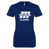 Thumbnail image for  Next Level Womens Navy Boyfriend Tee