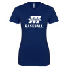 Thumbnail image for  Next Level Womens Navy Boyfriend Tee