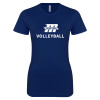 Thumbnail image for  Next Level Womens Navy Boyfriend Tee