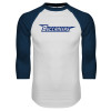 Thumbnail image for  White/Navy Raglan Baseball T Shirt