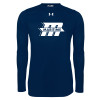 Thumbnail image for  Under Armour Navy Long Sleeve Tech Tee
