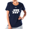 Thumbnail image for  Under Armour Womens Navy Charged Cotton Tee