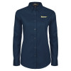 Thumbnail image for  Womens Navy Twill Button Down Long Sleeve 