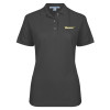 Thumbnail image for  Womens Silk Touch Charcoal Pique Polo