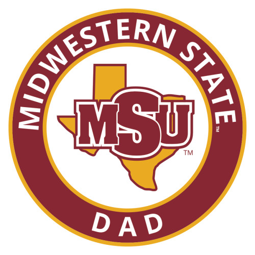  Medium Decal - Dad - MSU