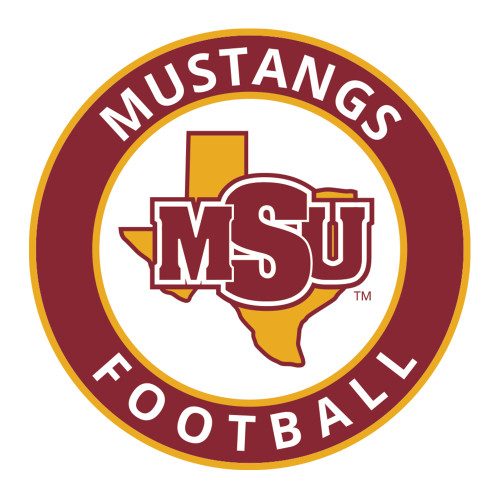  Medium Decal - Football - MSU