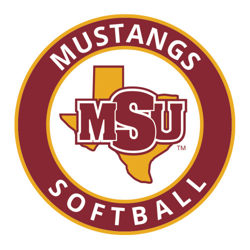  Medium Decal - Softball - MSU