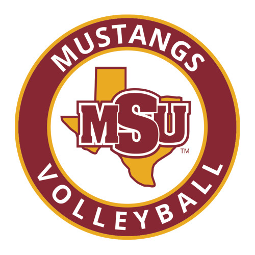  Medium Decal - Volleyball - MSU