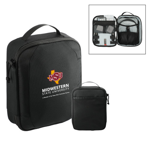  RPET Headphone and Tech Case - MSU Institutional Stacked