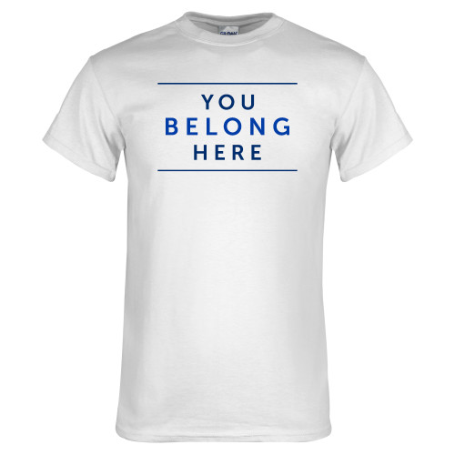  White T Shirt - Manor Slogan