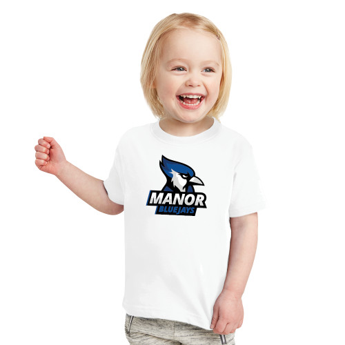  Toddler White T Shirt - Primary Mark