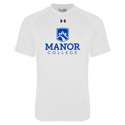  Under Armour White Tech Tee - Secondary Logo