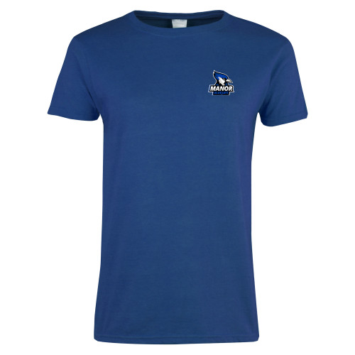  Womens Royal Short Sleeve Tee - Primary Mark