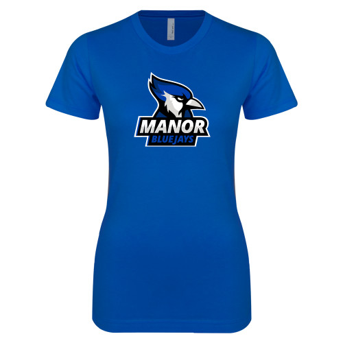  Next Level Womens Royal Boyfriend Tee - Primary Mark
