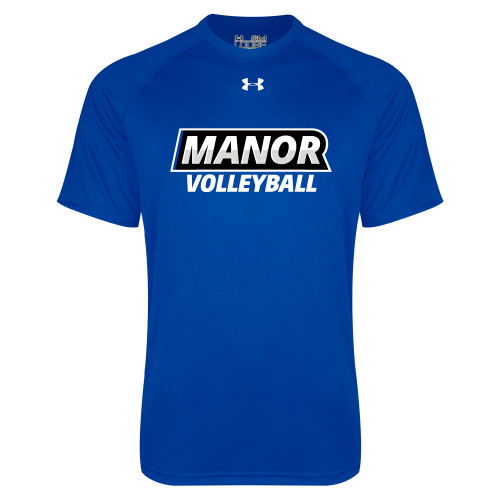  Under Armour Royal Tech Tee - Manor Volleyball