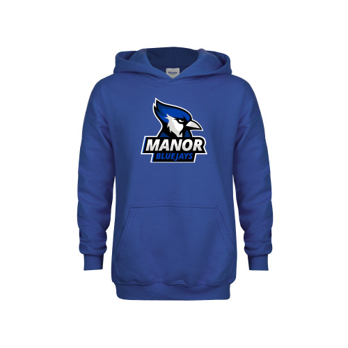  Youth Royal Fleece Hoodie - Primary Mark