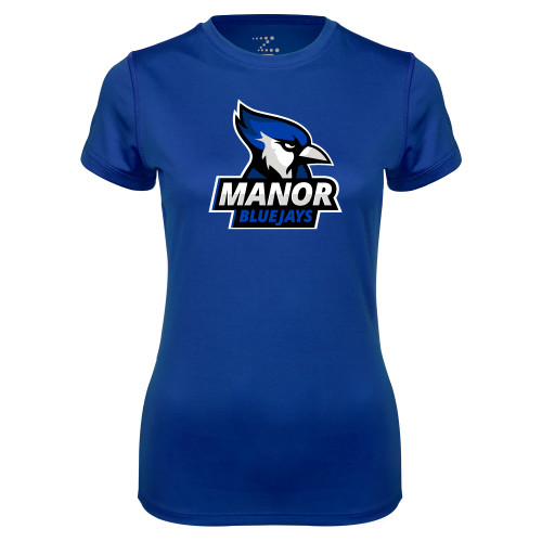  Womens Royal Performance Tee - Primary Mark