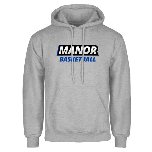  Grey Fleece Hoodie - Manor Basketball