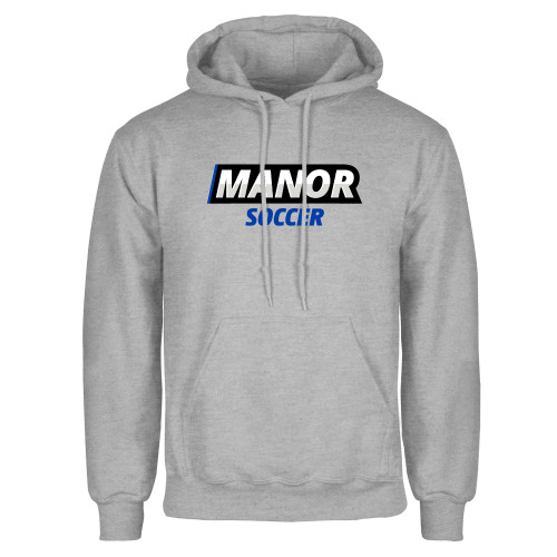  Grey Fleece Hoodie - Manor Soccer