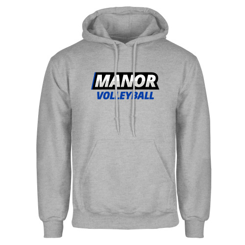  Grey Fleece Hoodie - Manor Volleyball