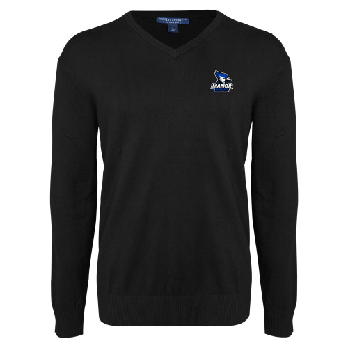  Black VNeck Sweater - Primary Mark