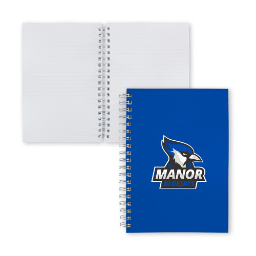  Clear 7 x 10 Spiral Journal Notebook - Primary Mark