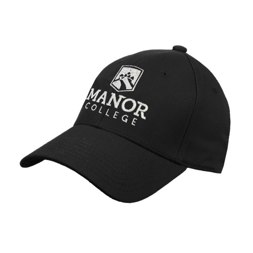  Black Structured Adjustable Pro Style Hat - Secondary Logo