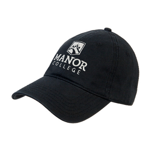 Black Unstructured Adjustable Low Profile Hat - Secondary Logo