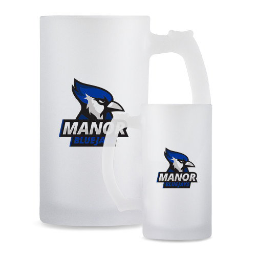  Full Color Decorative Frosted Glass Mug 16oz - Primary Mark